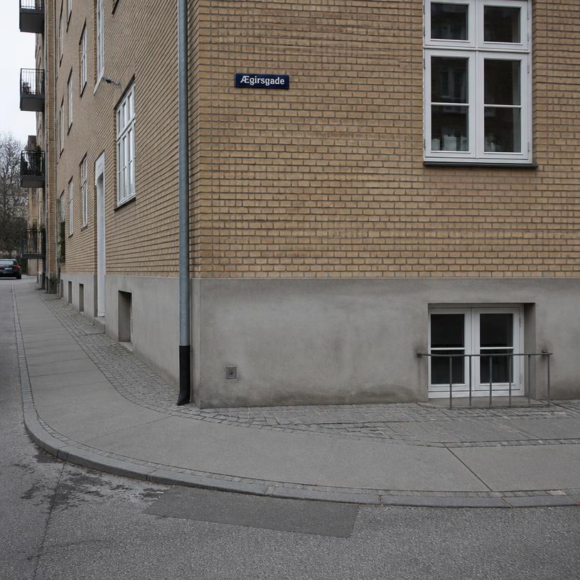 Ren murstensfacade og fliser